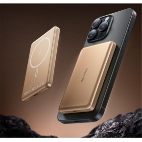 MCDODO MC-4642 5000mAh 20W Metal Ultra İnce Manyetik Kablosuz Powerbank