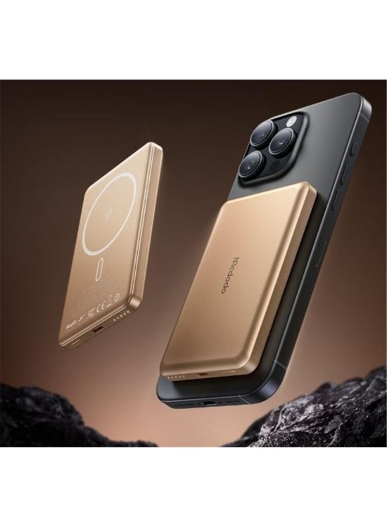 MCDODO MC-4642 5000mAh 20W Metal Ultra İnce Manyetik Kablosuz Powerbank