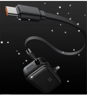 MCDODO MC-7800 5000mAh 22.5W Dahili Kablo ve Lightning Konnektörlü Mini Powerbank