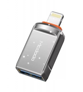 MCDODO OT-8600 Usb-A To Lightning Dönüştürücü Soket - Gri
