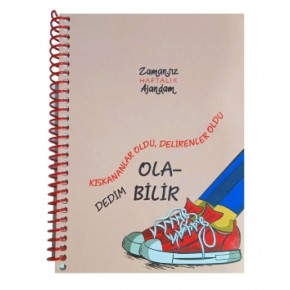 Mcolor Spiralli Ajanda - Zamansız Haftalık Ajanda