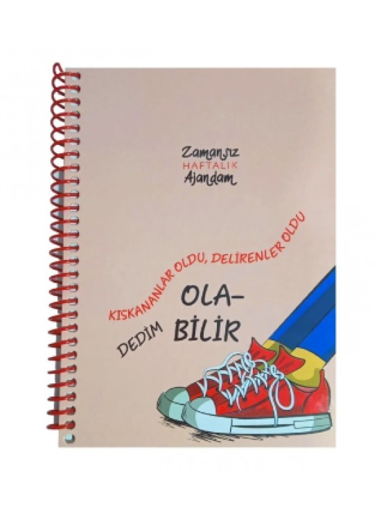 Mcolor Spiralli Ajanda - Zamansız Haftalık Ajanda