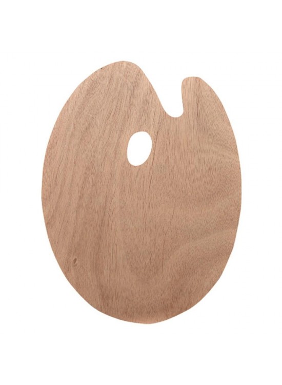 Mdf Oval Palet 20x29cm