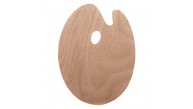 Mdf Oval Palet 20x29cm