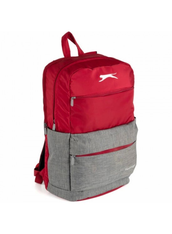 Me Sırt Çantası Slazenger Traveller Gri Kırmızı 23156