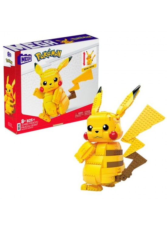 Mega Pokemon Jumbo Pikachu Figürü 825 Parça FVK81 (MATELLFVK81)