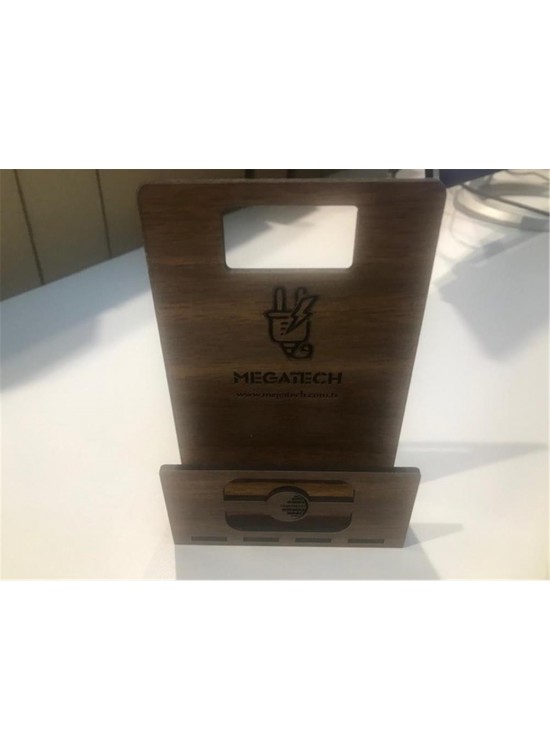 Megatech Ahşap Telefon Tutucu