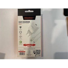 Megatech CC01 (CC22-M3 ) 2in1 5v-3.0 Ev Şarj+ Micro Kablo Hızlı Şarj