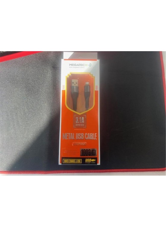 Megatech Data Kablosu Hasır 3.1 Amper İOS Gri