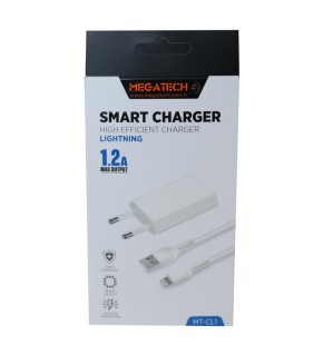 Megatech MT-Cl1 1.2ın Usb Ev Şarj Kafa+Iphone Kablo