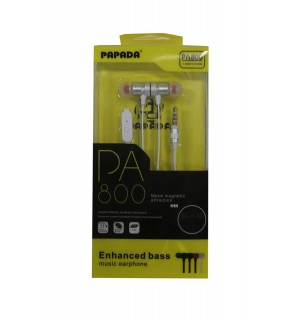 Megatech Papada PA800 Beyaz Renk Mikrofonlu Mıknatıslı Kulaklık