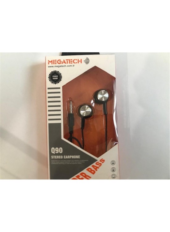 Megatech QG-90 Siyah Mikrofonlu Kulaklık Mıknatıslı