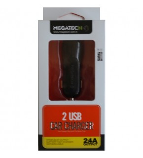 Megatech T05 2Usb 3.4A Beyaz Araç Çakmaklık Şarj Cihazı