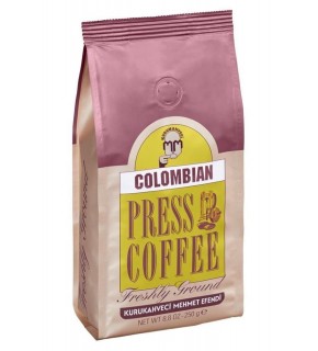 Mehmet Efendi 250GR Colombian Press Coffee ( Freshly Ground )