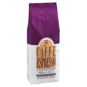 Mehmet Efendi 1000gr ESPRESSO  Roasted Coffe Blend Çekirdek Kahve No:3 ( WT 35,2 Oz)