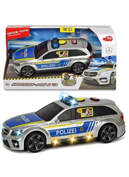 Mercedes-Amg E43 Sesli Ve Işıklı Polis Arabası Mercedes-Amg E43 Sesli Ve Işıklı Polis Arabası