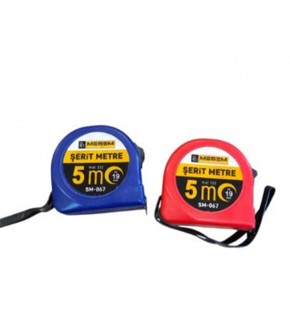 Meşem Çelik Şerit Metre 5x19 Mm Sm-067 151(dz-12)