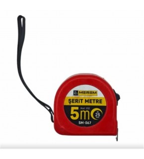 Meşem Çelik Şerit Metre 5x25 Mm Sm-067 152