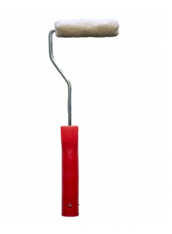 Metal Saplı Kadife Rulo Fırça 3 Lü 10Cm