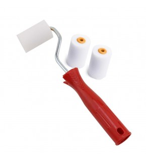 Metal Saplı Sünger Rulo Fırça 3 Lü 5Cm