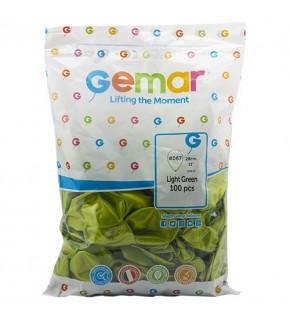 Metalik Balon Gm110 28Cm 100 Lü A.Yeşil 067