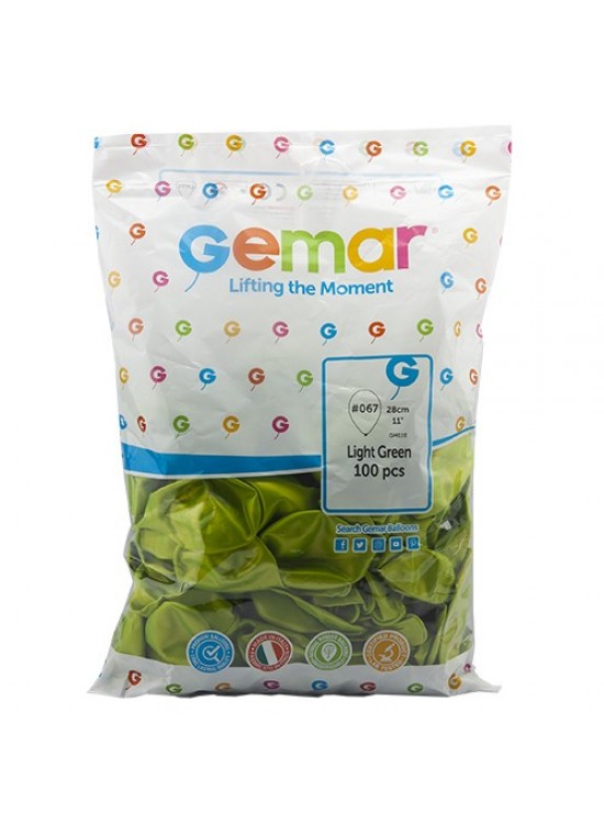 Metalik Balon Gm110 28Cm 100 Lü A.Yeşil 067 Metalik Balon Gm110 28Cm 100 Lü A.Yeşil 067