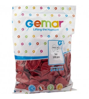 Metalik Balon Gm110 28Cm 100 Lü Kırmızı 053
