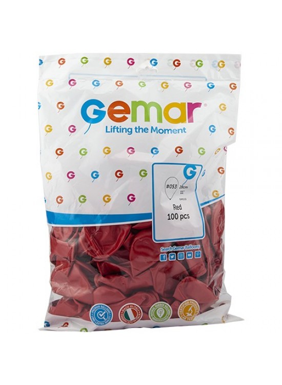 Metalik Balon Gm110 28Cm 100 Lü Kırmızı 053 Metalik Balon Gm110 28Cm 100 Lü Kırmızı 053