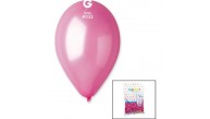 Metalik Balon Gm110 28Cm 100 Lü Pembe 033