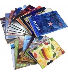 Meteksan Dikişli Defter Karton Kapak Kareli 100 YP A5 100/4 (1 Adet)