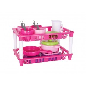 MGS Oyuncak Little Girls İki Kat Mutfak Seti Mgs-335