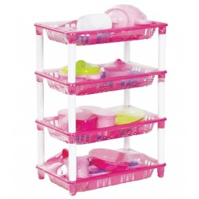 MGS Oyuncak MGS Oyuncak Little Girls Dört Katlı Mutfak Seti 0339