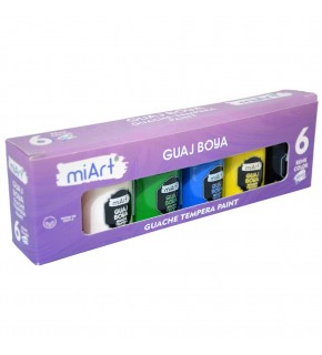 Miart Guaj Boya Tempera 6 Lı Set 30 Ml