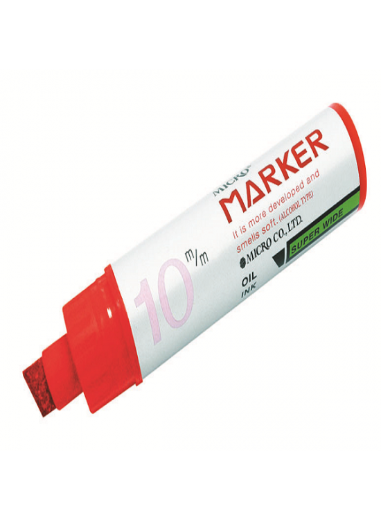 Micro Markör Permanent 10 MM Kesik Uçlu Kırmızı MMP-1001 (1 Adet) Micro Markör Permanent 10 MM Kesik Uçlu Kırmızı MMP-1001 (1 Adet)