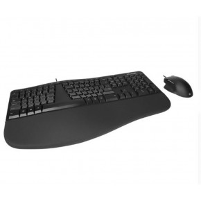 Microsoft Ergonomic Desktop Kablolu Klavye Mouse Set Hebrew Layout (RJY-00016)