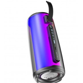Mikado MD-17BT Capella Siyah 10W 1 RGB Mikrofonlu   Kart-Aux-Usb TWS 1800 mAh Bataryalı Speaker