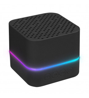 Mikado MD-18BT Siyah DC 5V-USB TF Kartlı Bluetoothlu Led Işklı Şarjlı Speaker