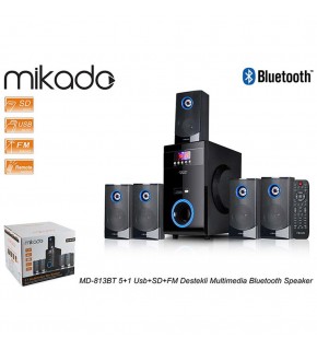 Mikado MD-581BT 5+1 Usb -Sd - Fm Destekli Multimedia Bluetooth Speaker