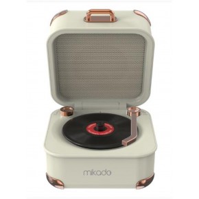 Mikado MD-62BT 5W 1200mAh Krem TF Kart + Bluetooth Destekli Klasik Retro Müzik Kutusu