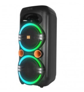 Mikado MD-79KP 30W Işıklı Siyah 1 UHF UV Mikrofonlu USB-BT-TF-TWS-AUX Type-C Şarjlı Hoparlör