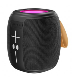 Mikado MD-888 CUBE Siyah 5W 1200mAh BT-TF-USB-LED Işıklı Speaker Hoparlör