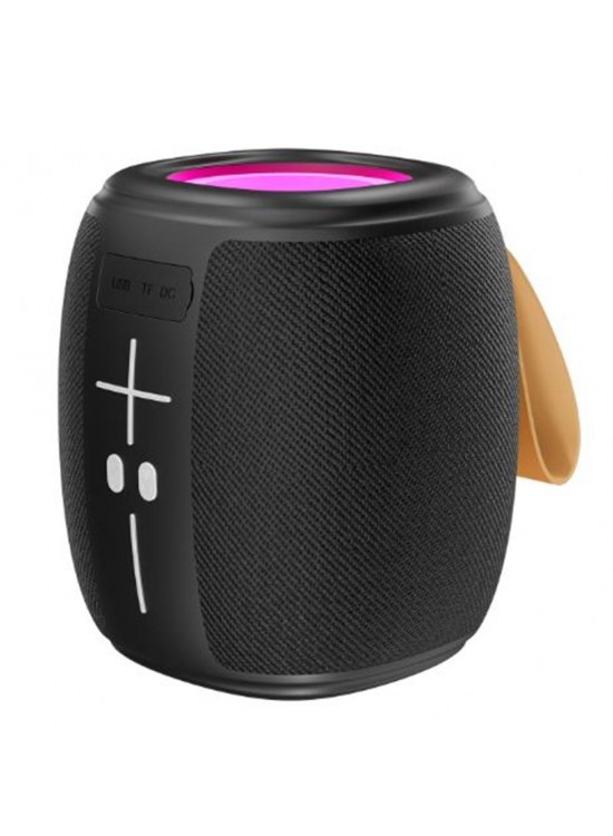 Mikado MD-888 CUBE Siyah 5W 1200mAh BT-TF-USB-LED Işıklı Speaker Hoparlör
