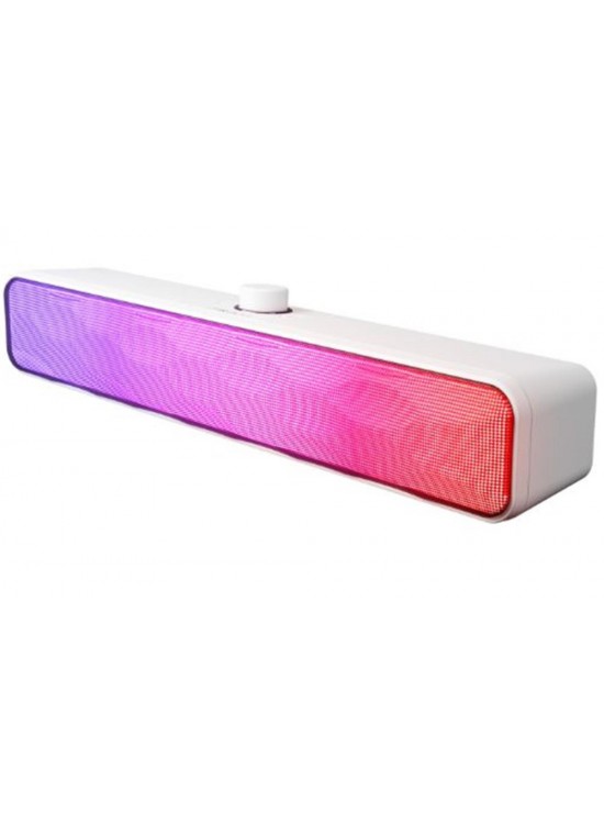 Mikado MD-SBT31 Beyaz 5W-2 1200mAh BT,RGB,TF Card,Type-C ,USB Soundbar Speaker