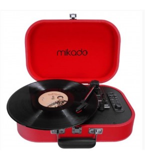 Mikado Nostalgia MN-101 Pikap Kırmızı Usb+RCA+Bluetooth Destekli Müzik Kutusu