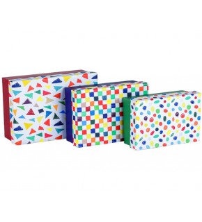 Mikro 4161 St. 3 Lü Küçük Kutu Seti Color Geo