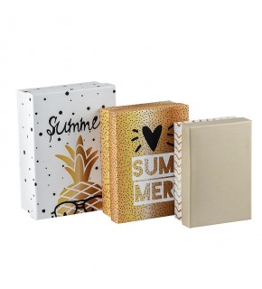 Mikro 4181 St. 3 Lü Küçük Kutu Seti Summer