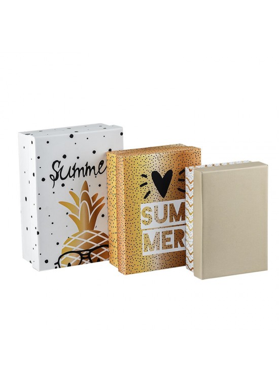 Mikro 4181 St. 3 Lü Küçük Kutu Seti Summer