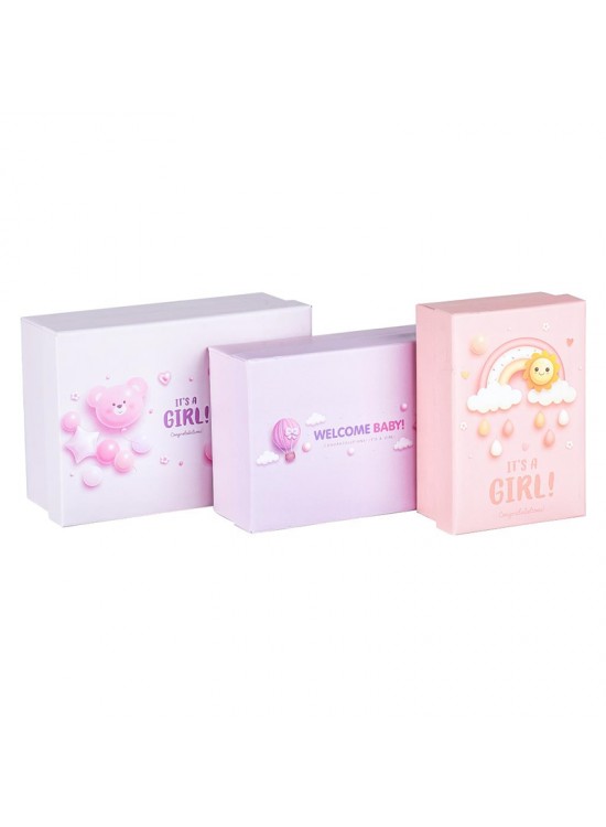 Mikro 4227 St. 3 Lü Küçük Kutu Seti Hello Girl