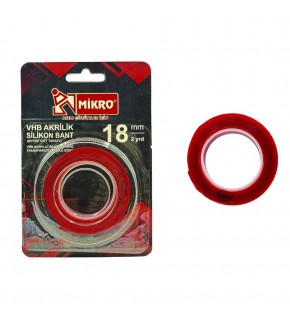 Mikro Akrilik Bant 18Mmx2Mt 12 Li St. Vhb-500
