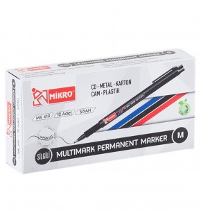Mikro Asetat Kalemi Permanent M Seri Siyah MK 419 (1 Adet)